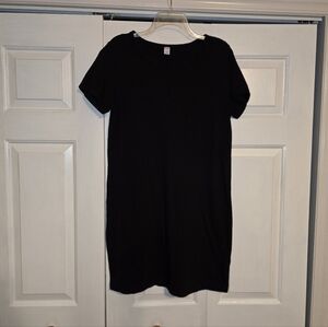 Classic Black T-Shirt Dress